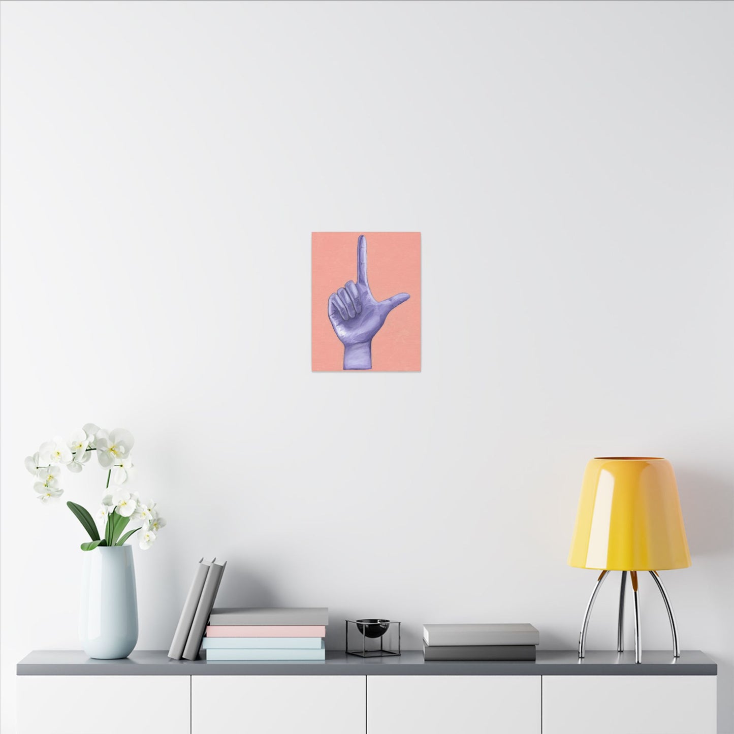 Artistic Hand Gesture Wall Art Canvas – Modern Decor, Home Aesthetic, Dorm Room, Gift for Her, Inspirational Art