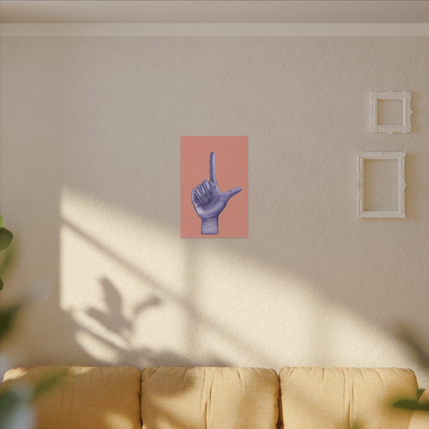 Artistic Hand Gesture Wall Art Canvas – Modern Decor, Home Aesthetic, Dorm Room, Gift for Her, Inspirational Art
