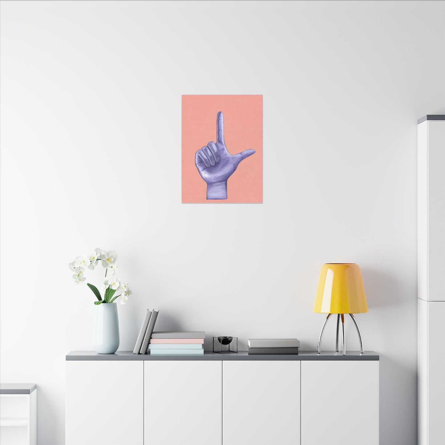 Artistic Hand Gesture Wall Art Canvas – Modern Decor, Home Aesthetic, Dorm Room, Gift for Her, Inspirational Art