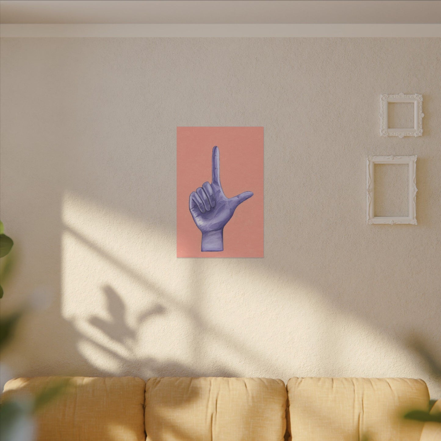 Artistic Hand Gesture Wall Art Canvas – Modern Decor, Home Aesthetic, Dorm Room, Gift for Her, Inspirational Art