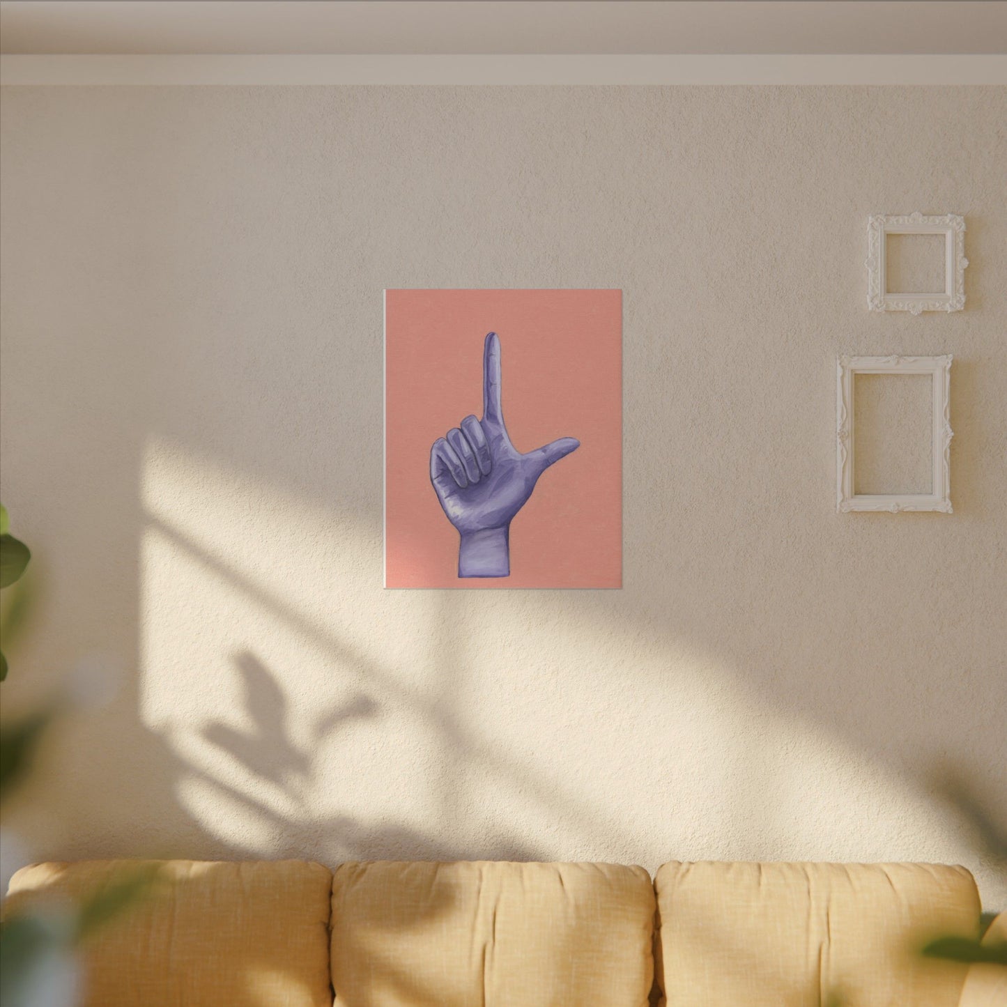 Artistic Hand Gesture Wall Art Canvas – Modern Decor, Home Aesthetic, Dorm Room, Gift for Her, Inspirational Art