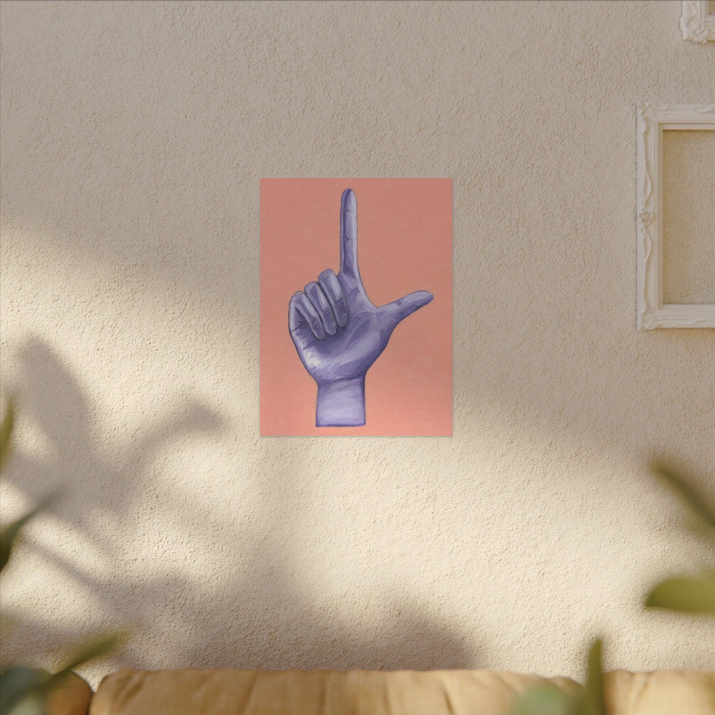 Artistic Hand Gesture Wall Art Canvas – Modern Decor, Home Aesthetic, Dorm Room, Gift for Her, Inspirational Art