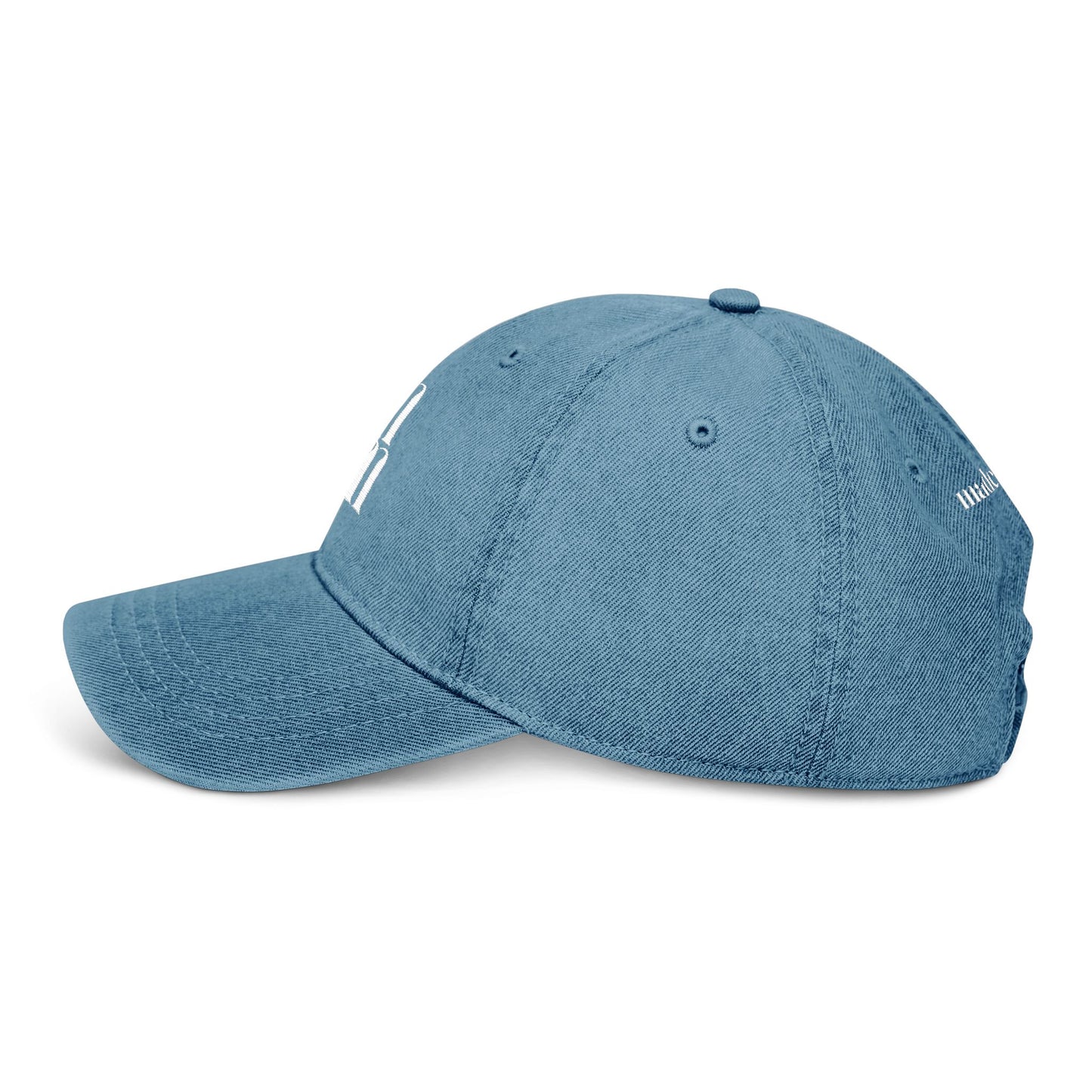 MADE x Macy Denim Embroidered Baseball Hat