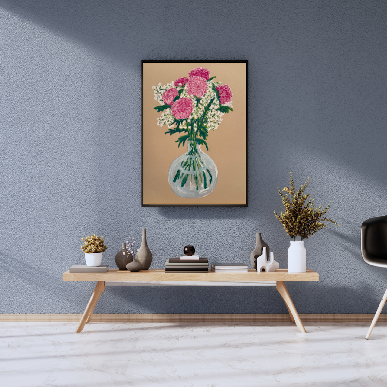 Another TJ's Bouquet - Fine Art Prints (Passepartout Paper Frame)