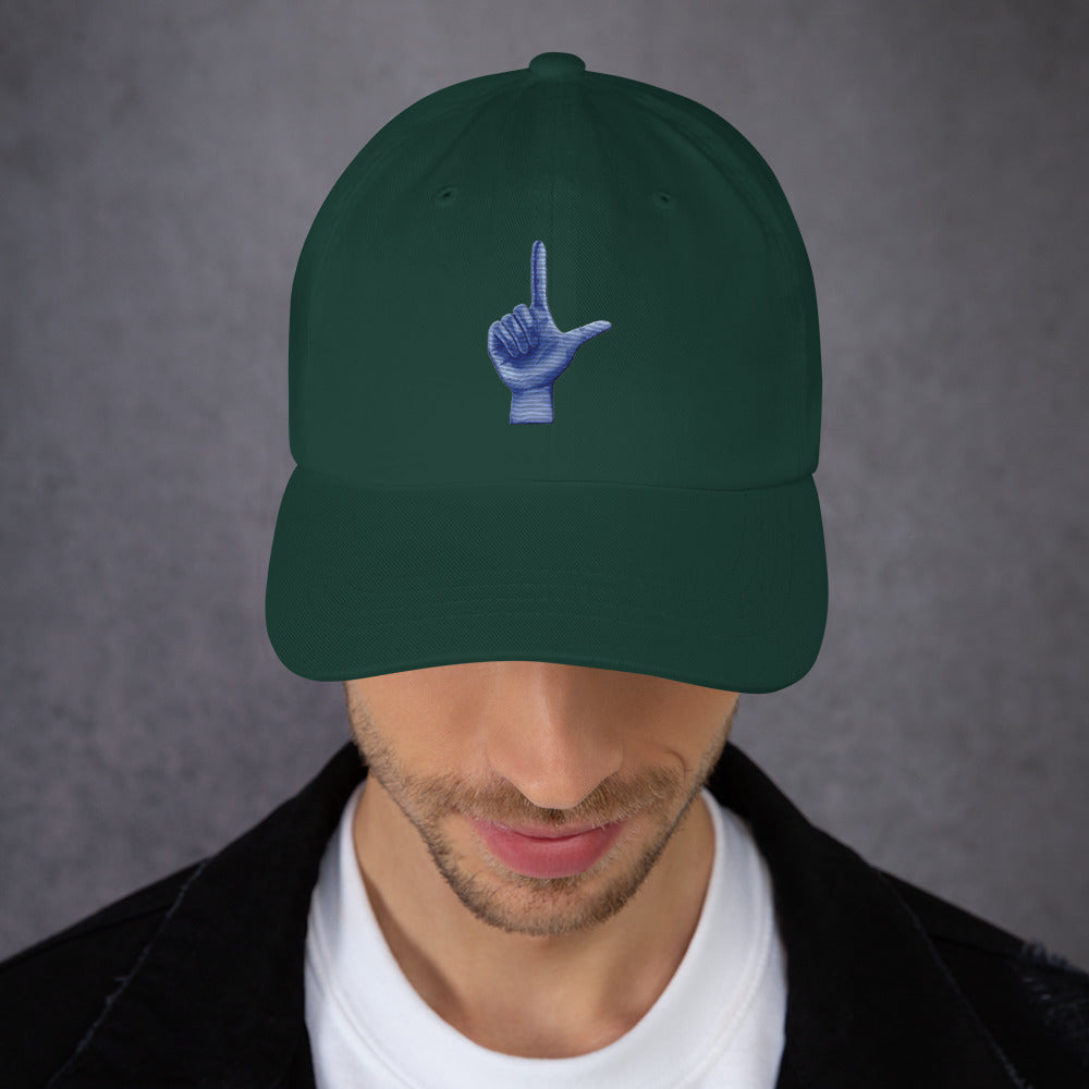 L is for Loser Dad hat