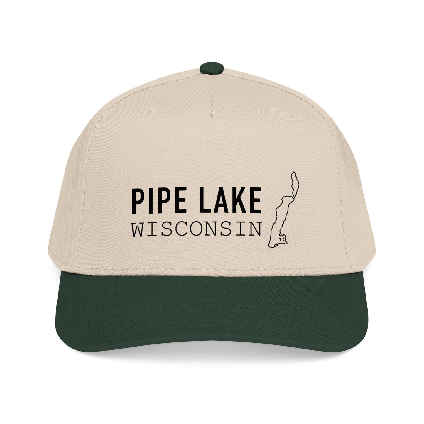 Pipe Lake Wisconsin Mid Profile Baseball Cap