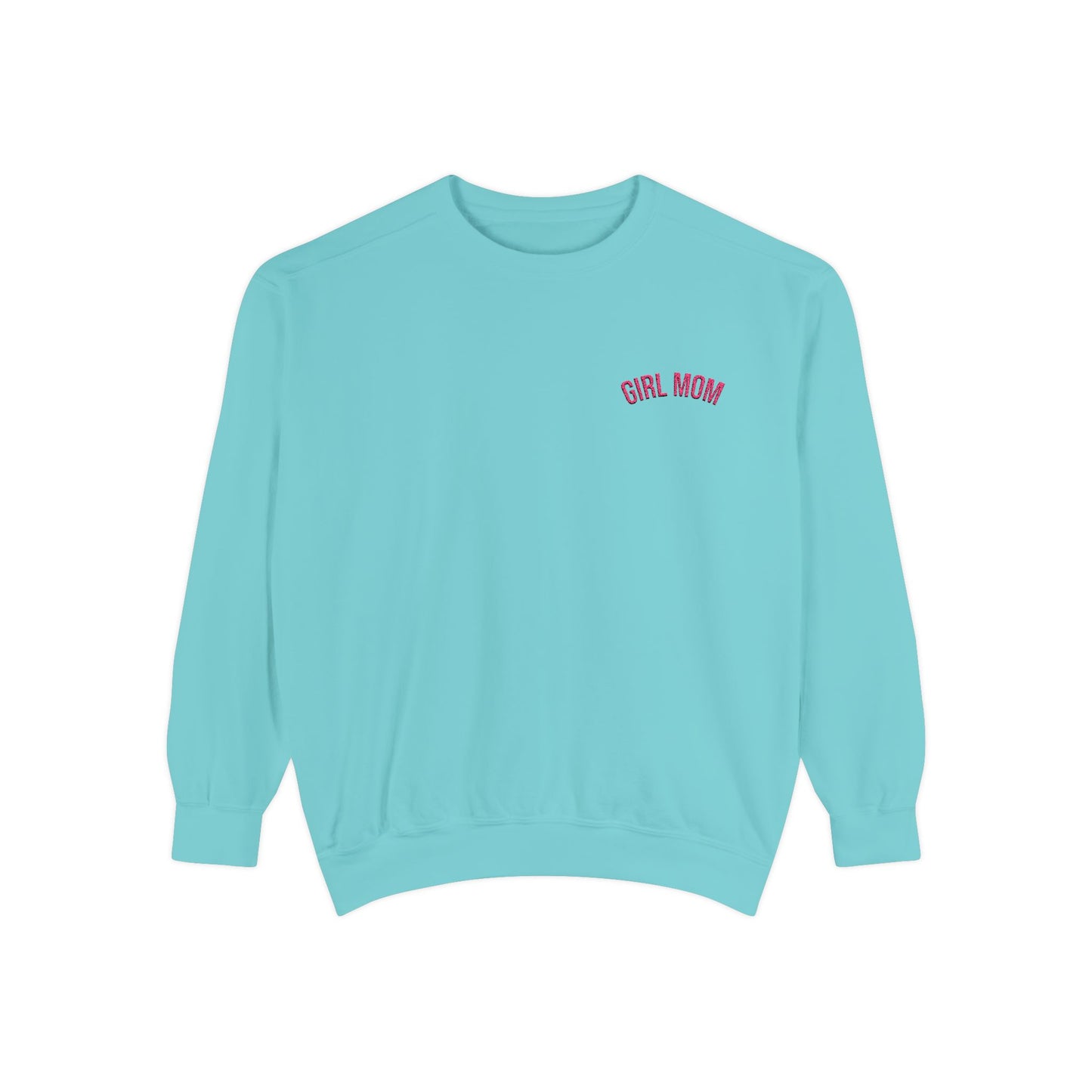 Girl Mom Sweatshirt | Garment-Dyed Crewneck, Mom Sweatshirt Style