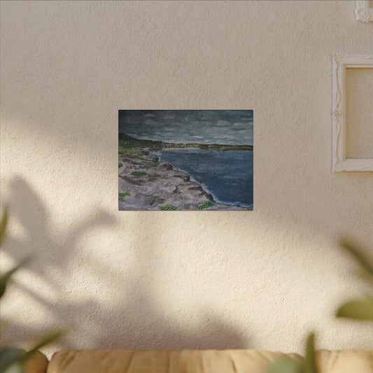 Coogee Beach - Coastal Art Canvas Print, Wall Decor for Beach Lovers, Landscape Artwork for Home, Gift for Ocean Enthusiasts, Seaside Aesthetic