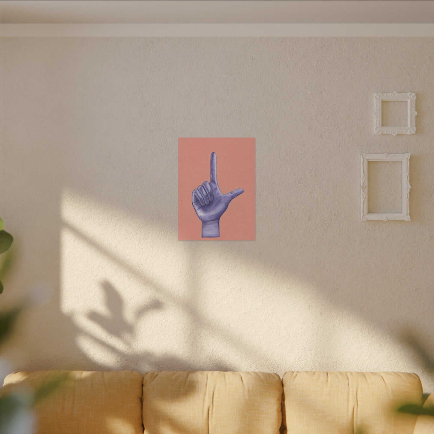 Artistic Hand Gesture Wall Art Canvas – Modern Decor, Home Aesthetic, Dorm Room, Gift for Her, Inspirational Art