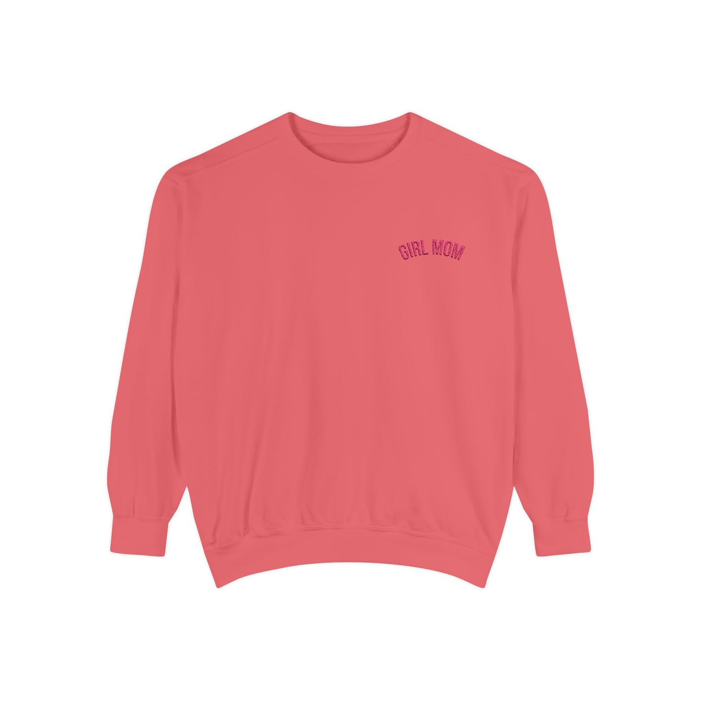Girl Mom Sweatshirt | Garment-Dyed Crewneck, Mom Sweatshirt Style