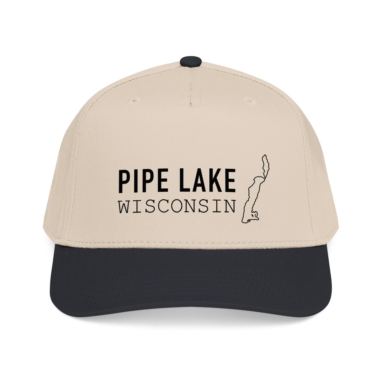 Pipe Lake Wisconsin Mid Profile Baseball Cap
