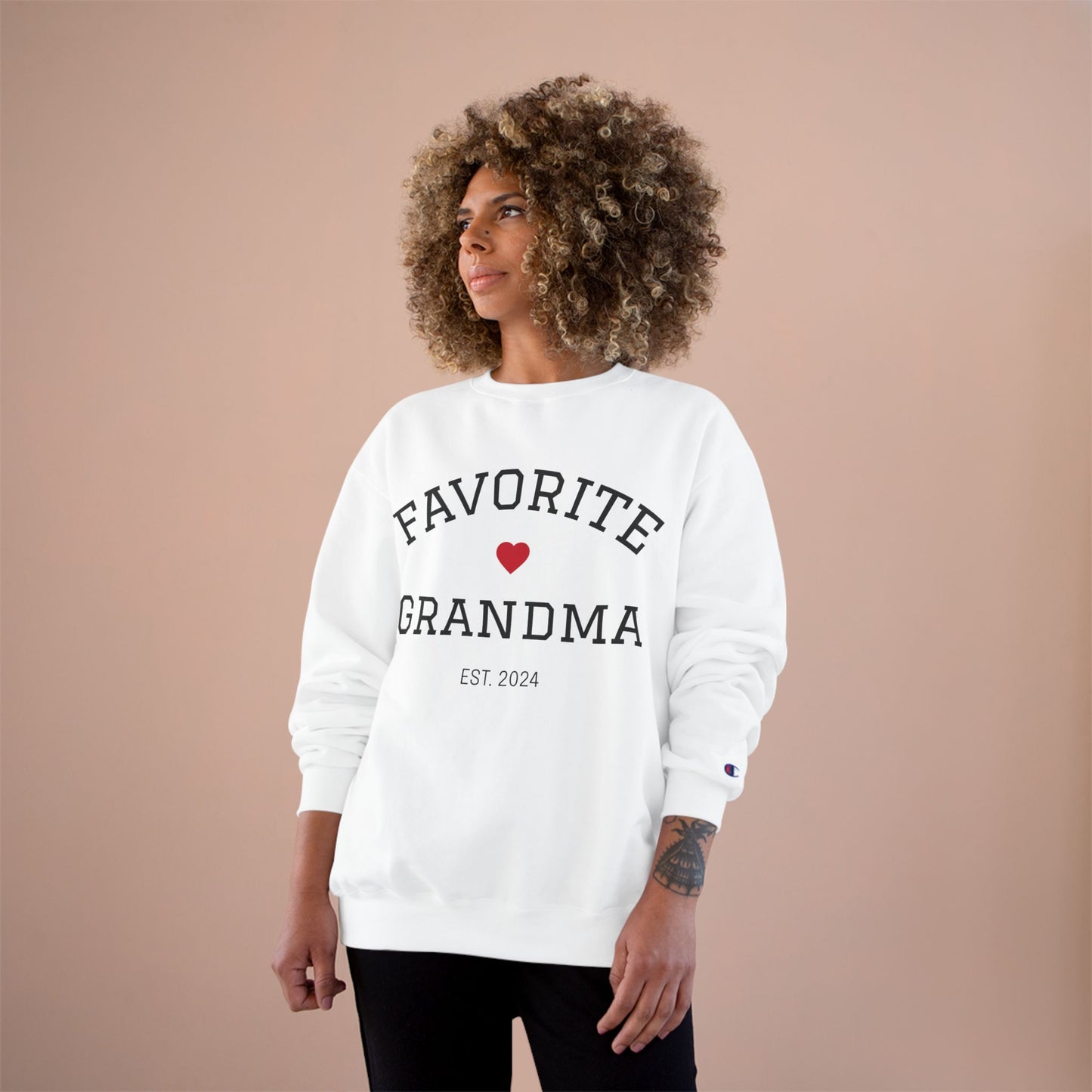 Favorite Grandma 2024 Champion Sweatshirt