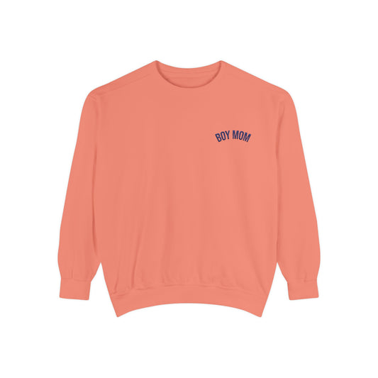 Boy Mom Sweatshirt | Garment-Dyed Crewneck, Mom Hoodie Style