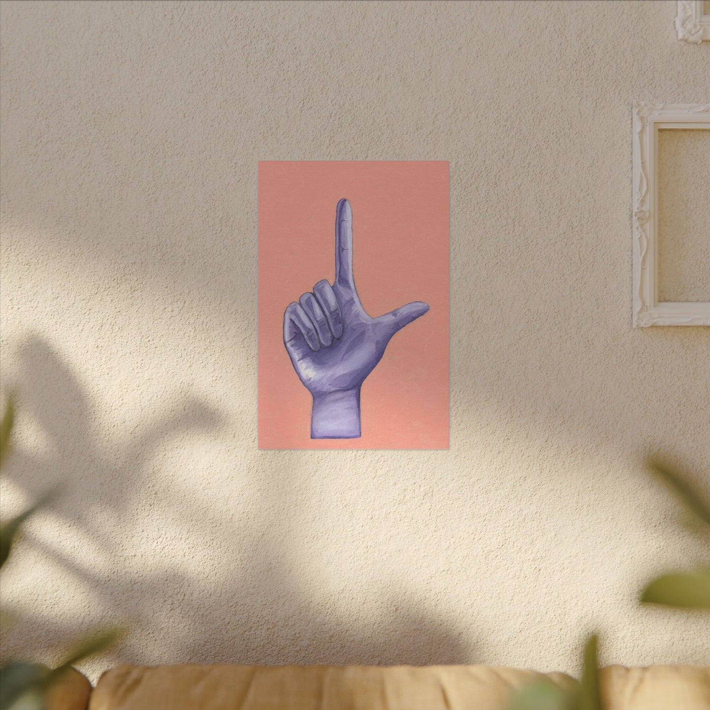 Artistic Hand Gesture Wall Art Canvas – Modern Decor, Home Aesthetic, Dorm Room, Gift for Her, Inspirational Art