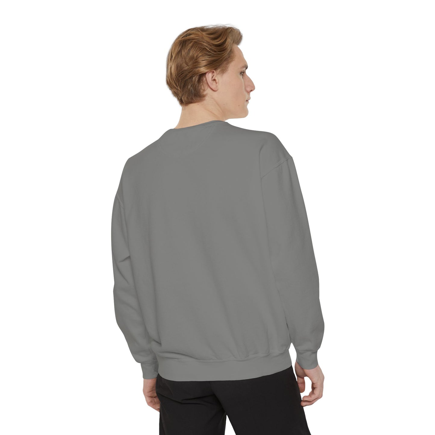 Papa Embroidered Sweatshirt | Garment-Dyed Crewneck, Grandpa Sweatshirt Style
