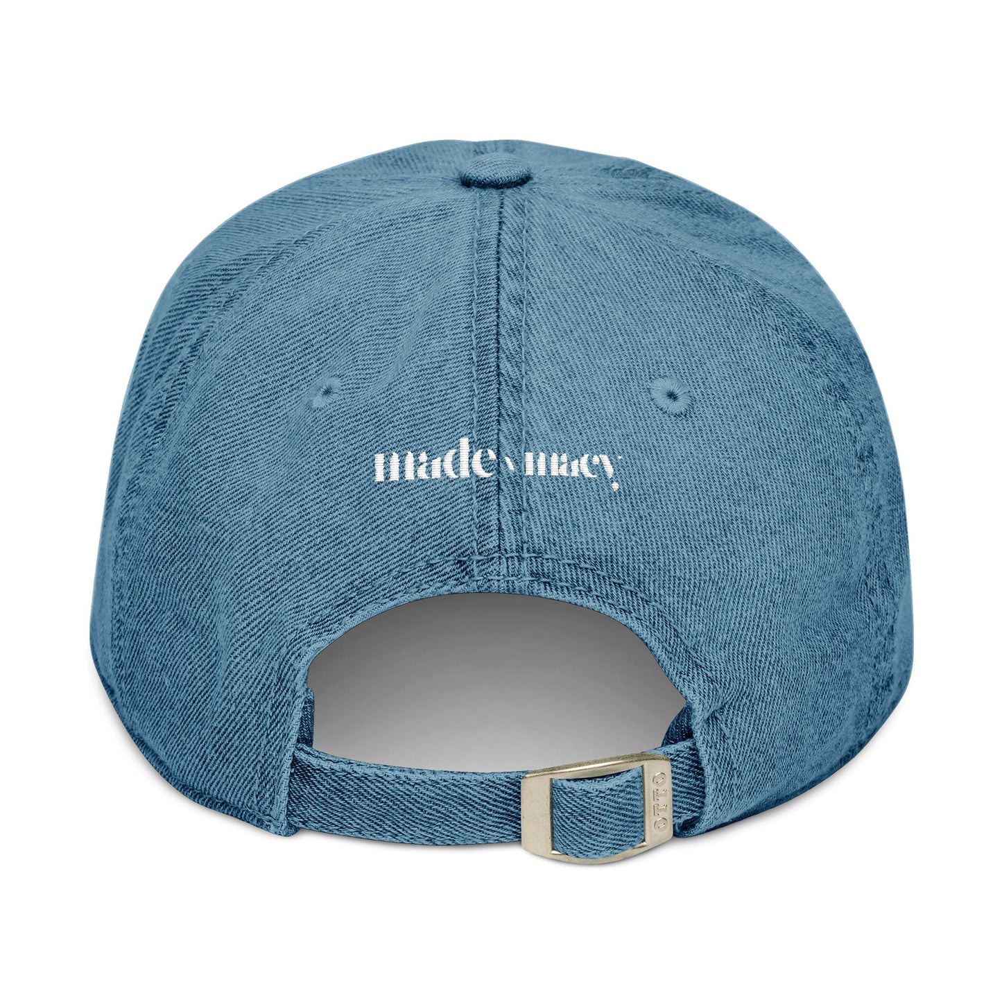 MADE x Macy Denim Embroidered Baseball Hat