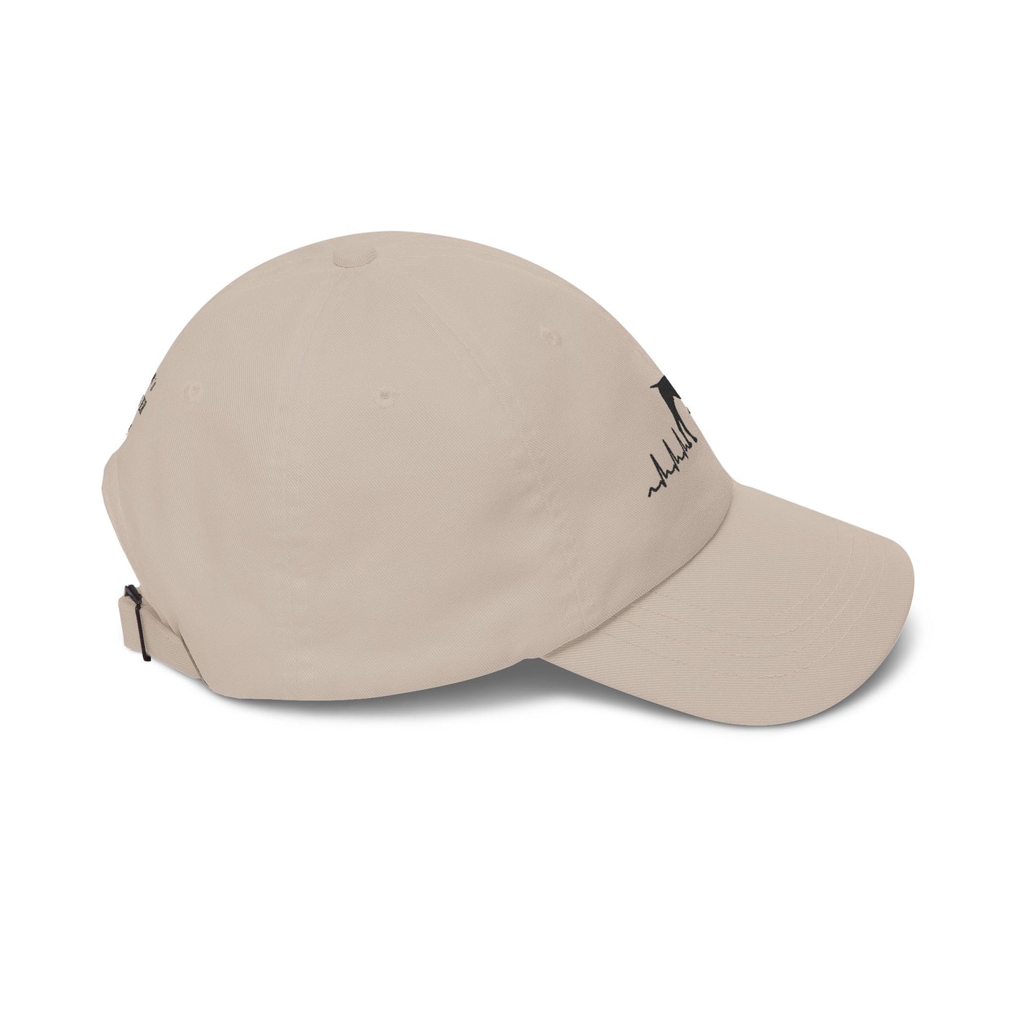 Meyers Mo River Vizslas | Heartbeat Line Dad Cap | Dog Lover Hat