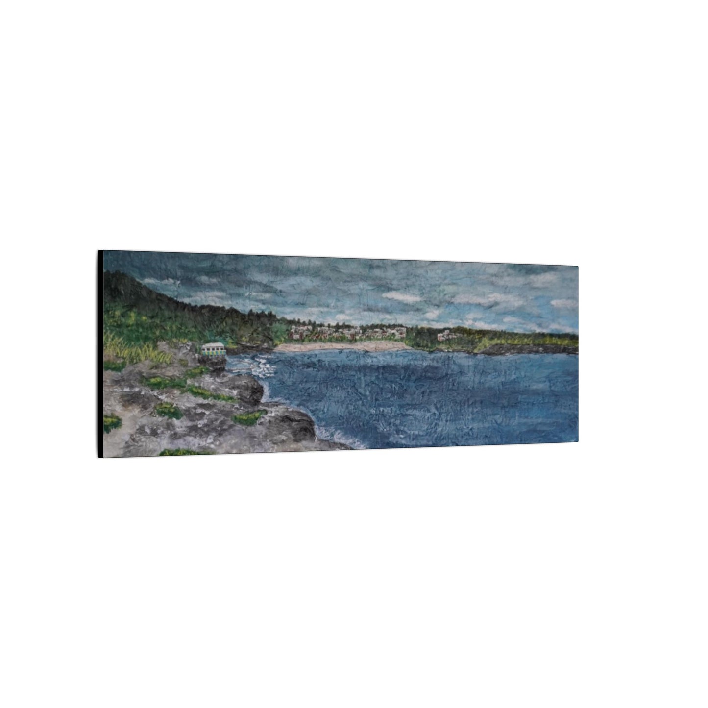 Coogee Beach - Coastal Art Canvas Print, Wall Decor for Beach Lovers, Landscape Artwork for Home, Gift for Ocean Enthusiasts, Seaside Aesthetic