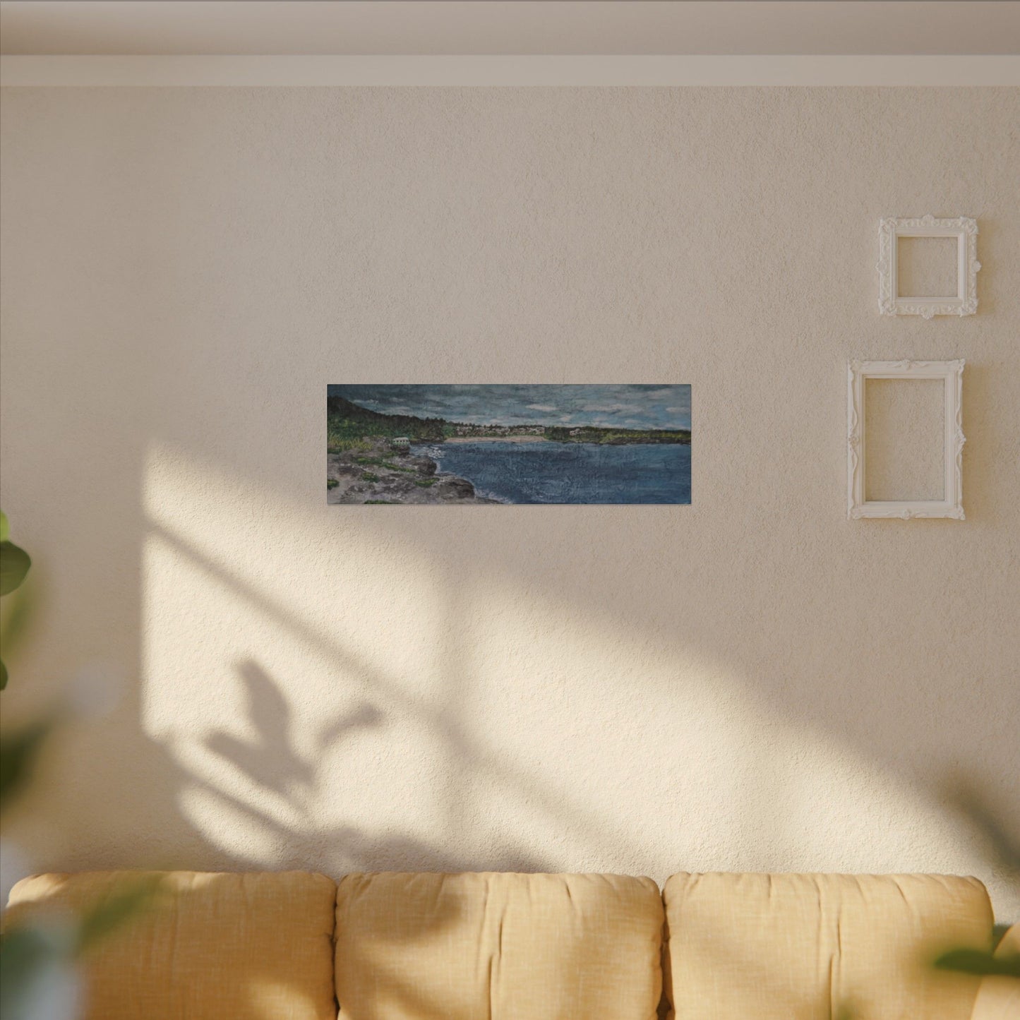 Coogee Beach - Coastal Art Canvas Print, Wall Decor for Beach Lovers, Landscape Artwork for Home, Gift for Ocean Enthusiasts, Seaside Aesthetic