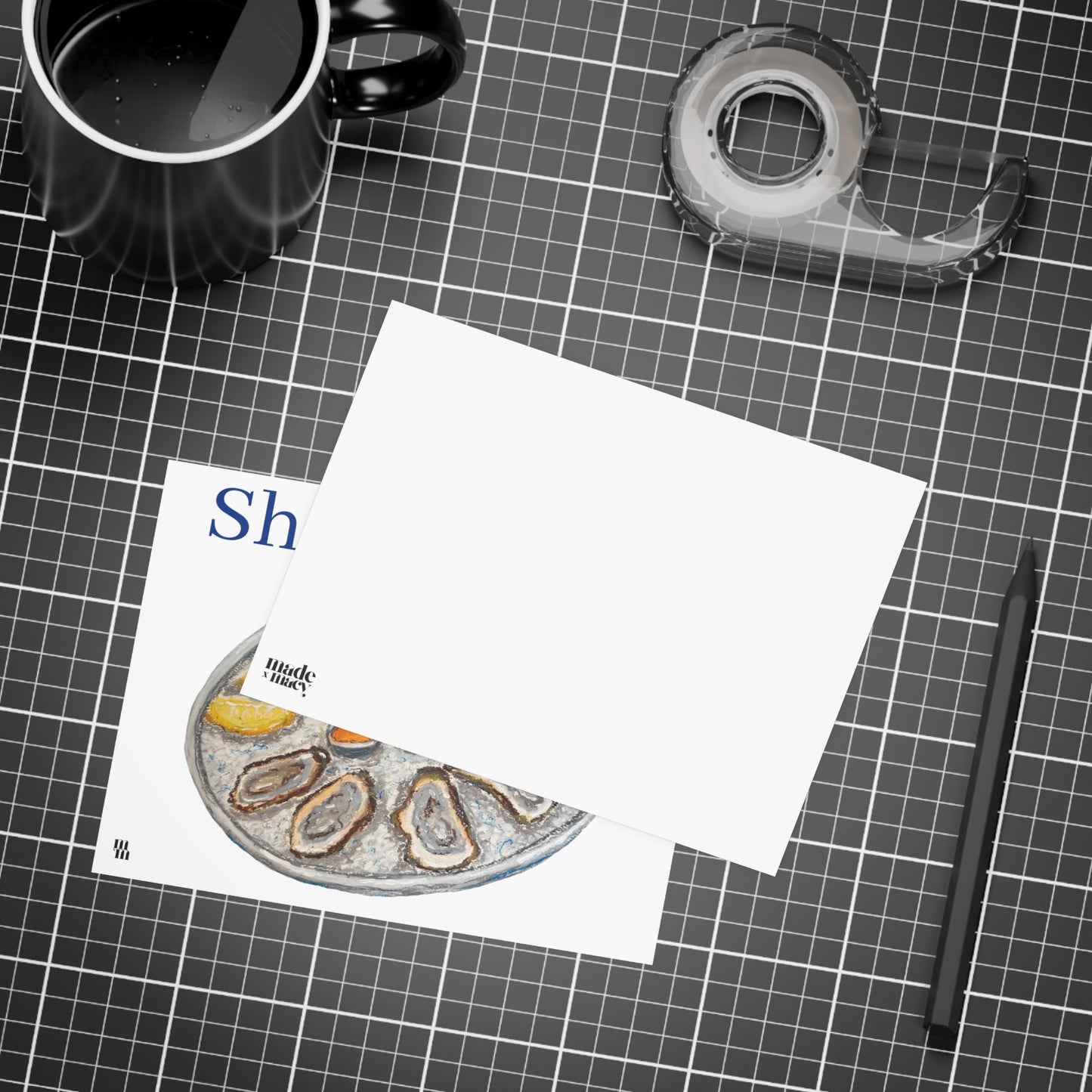 Shuck, Yeah! Oysters for Dinner Postcard Bundle - Envelopes Included, Fun Greetings, Unique Stationery, Beach Party Invitations, Ocean Lover Gift, [...]
