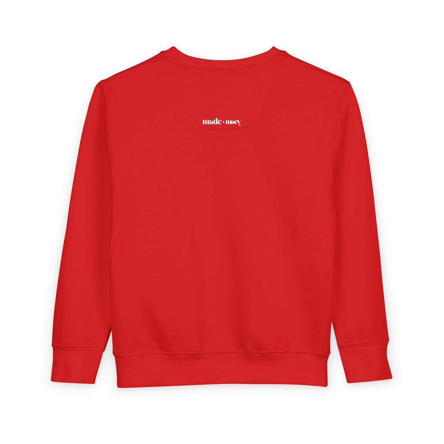 Pipe Lake Wisconsin Map Toddler Sweatshirt | Kids State Outline