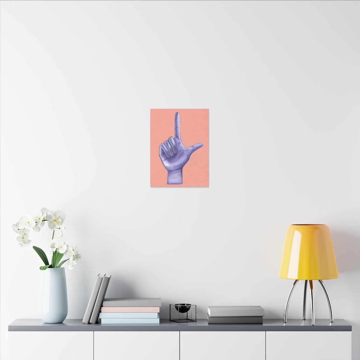 Artistic Hand Gesture Wall Art Canvas – Modern Decor, Home Aesthetic, Dorm Room, Gift for Her, Inspirational Art