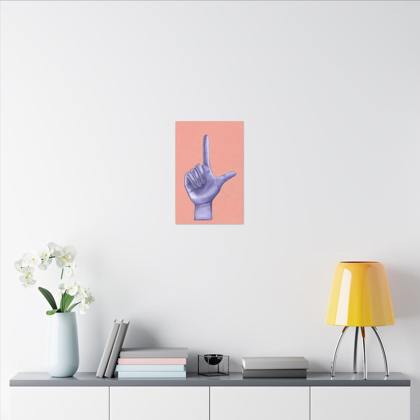 Artistic Hand Gesture Wall Art Canvas – Modern Decor, Home Aesthetic, Dorm Room, Gift for Her, Inspirational Art