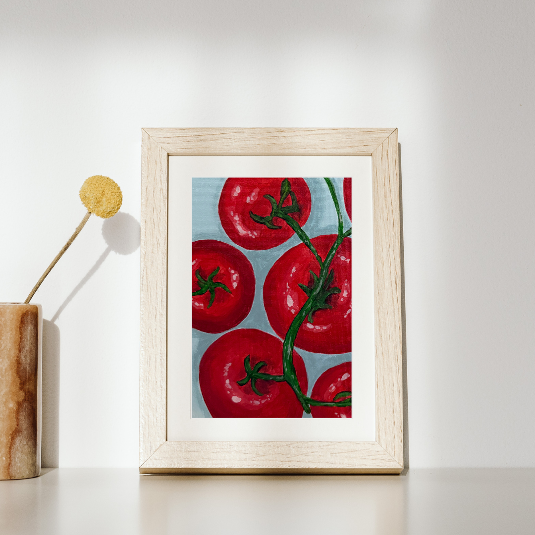 Taste of Summer 1/2 - Vibrant Giclée Art Print - Colorful Kitchen Déco –  MADE x Macy, image size:1080x1080