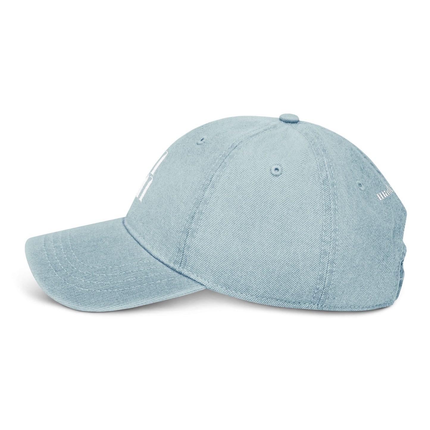 MADE x Macy Denim Embroidered Baseball Hat