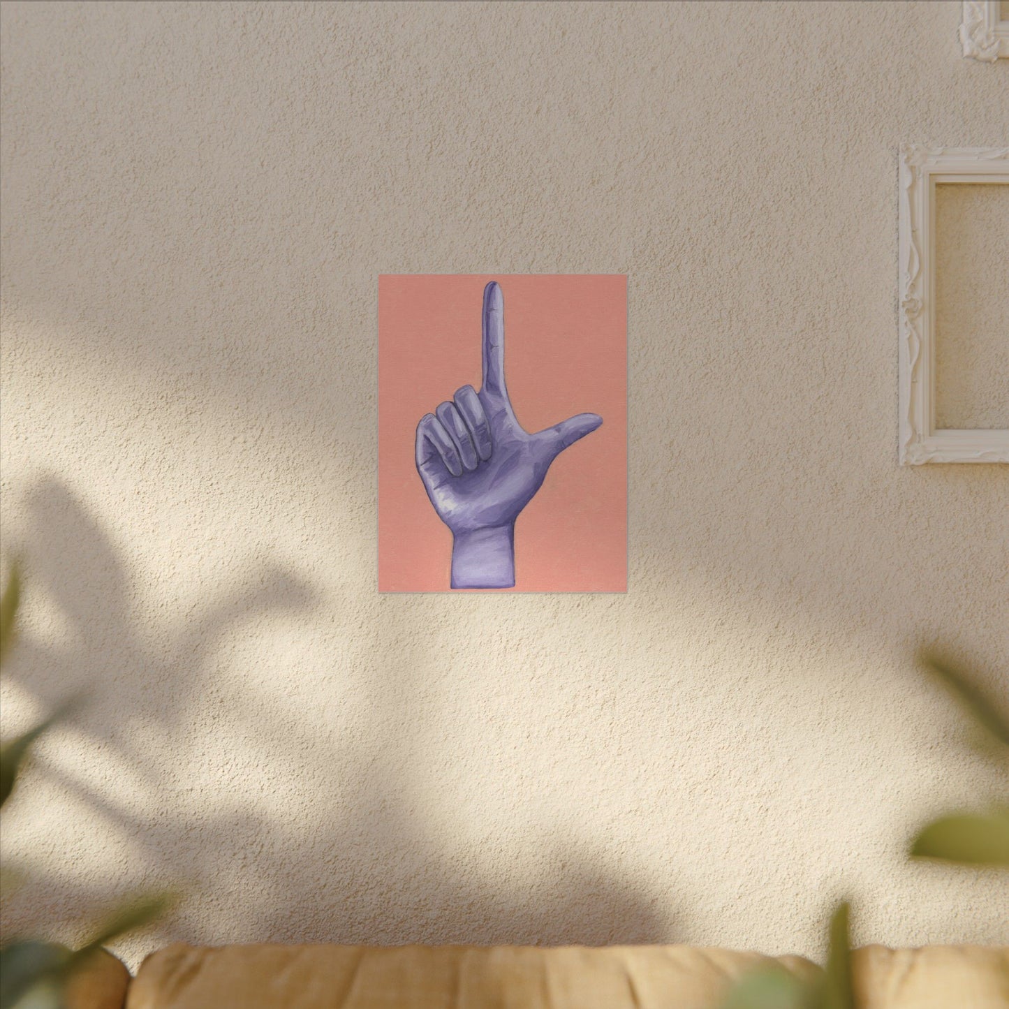 Artistic Hand Gesture Wall Art Canvas – Modern Decor, Home Aesthetic, Dorm Room, Gift for Her, Inspirational Art
