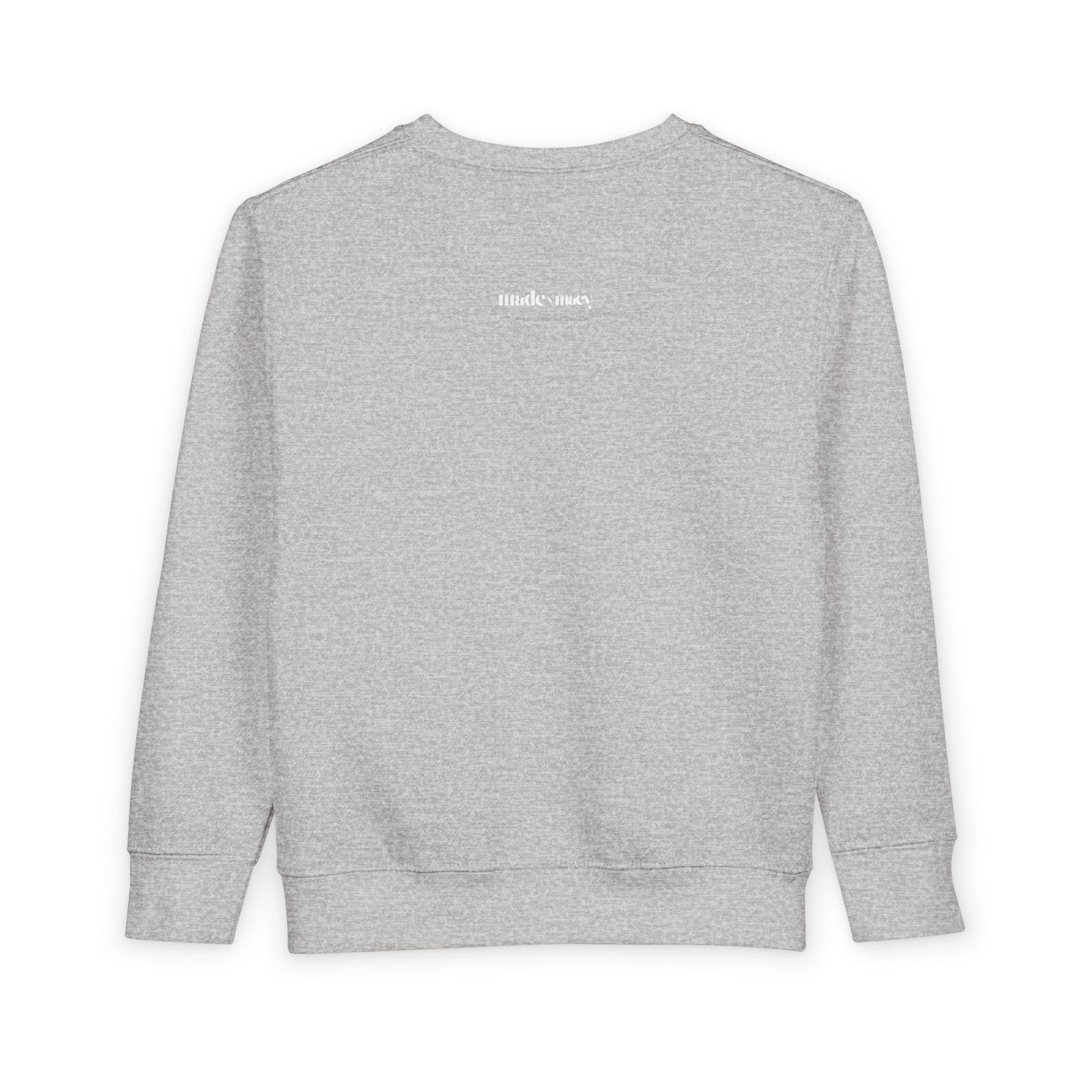 Pipe Lake Wisconsin Map Toddler Sweatshirt | Kids State Outline