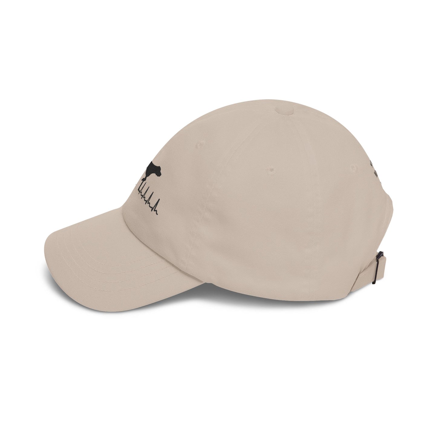 Meyers Mo River Vizslas | Heartbeat Line Dad Cap | Dog Lover Hat