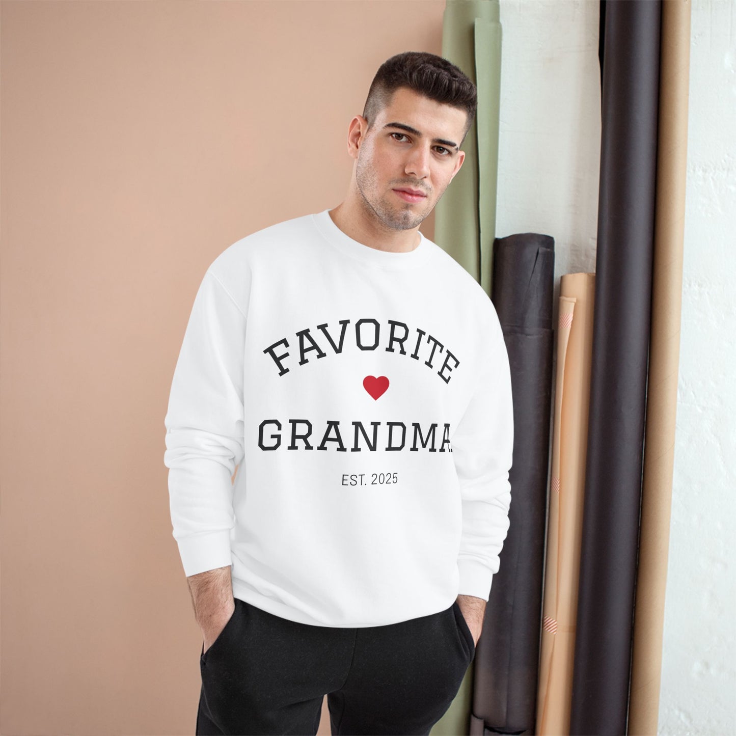 Favorite Grandma 2025 Champion Sweatshirt