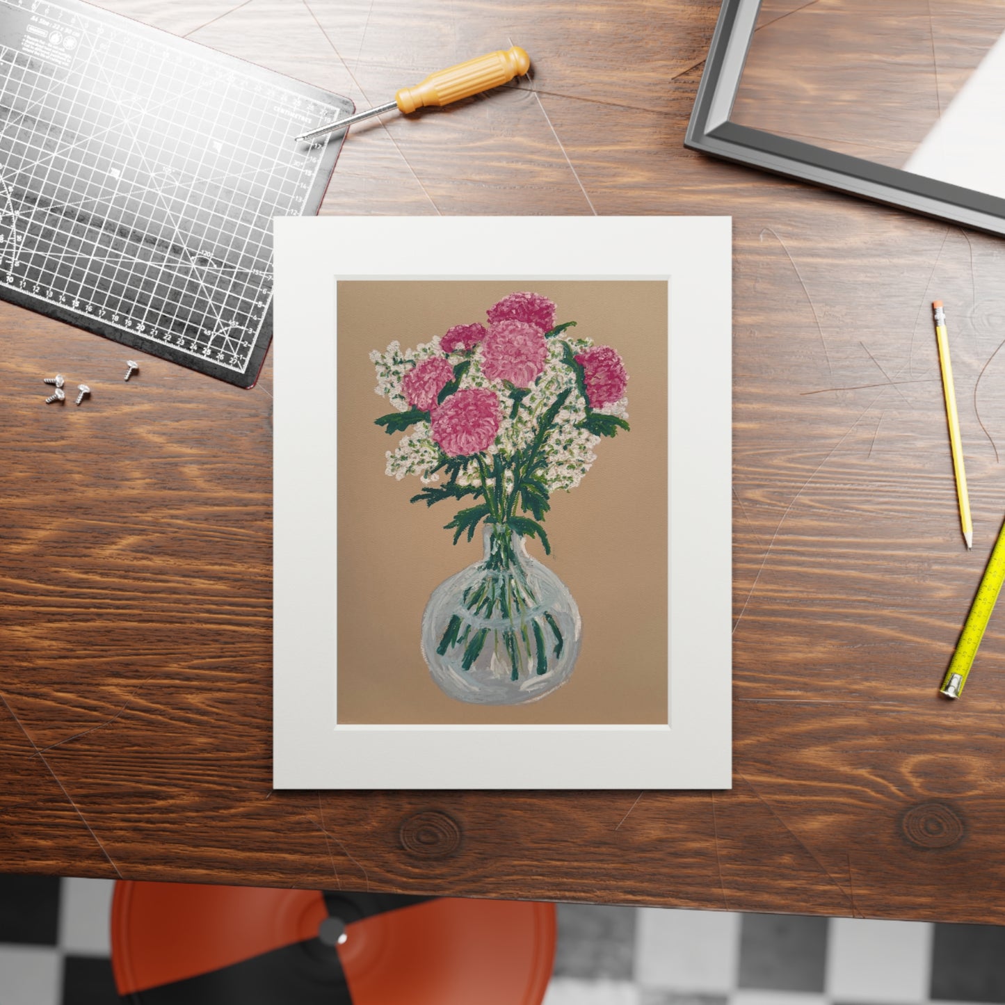 Another TJ's Bouquet - Fine Art Prints (Passepartout Paper Frame)