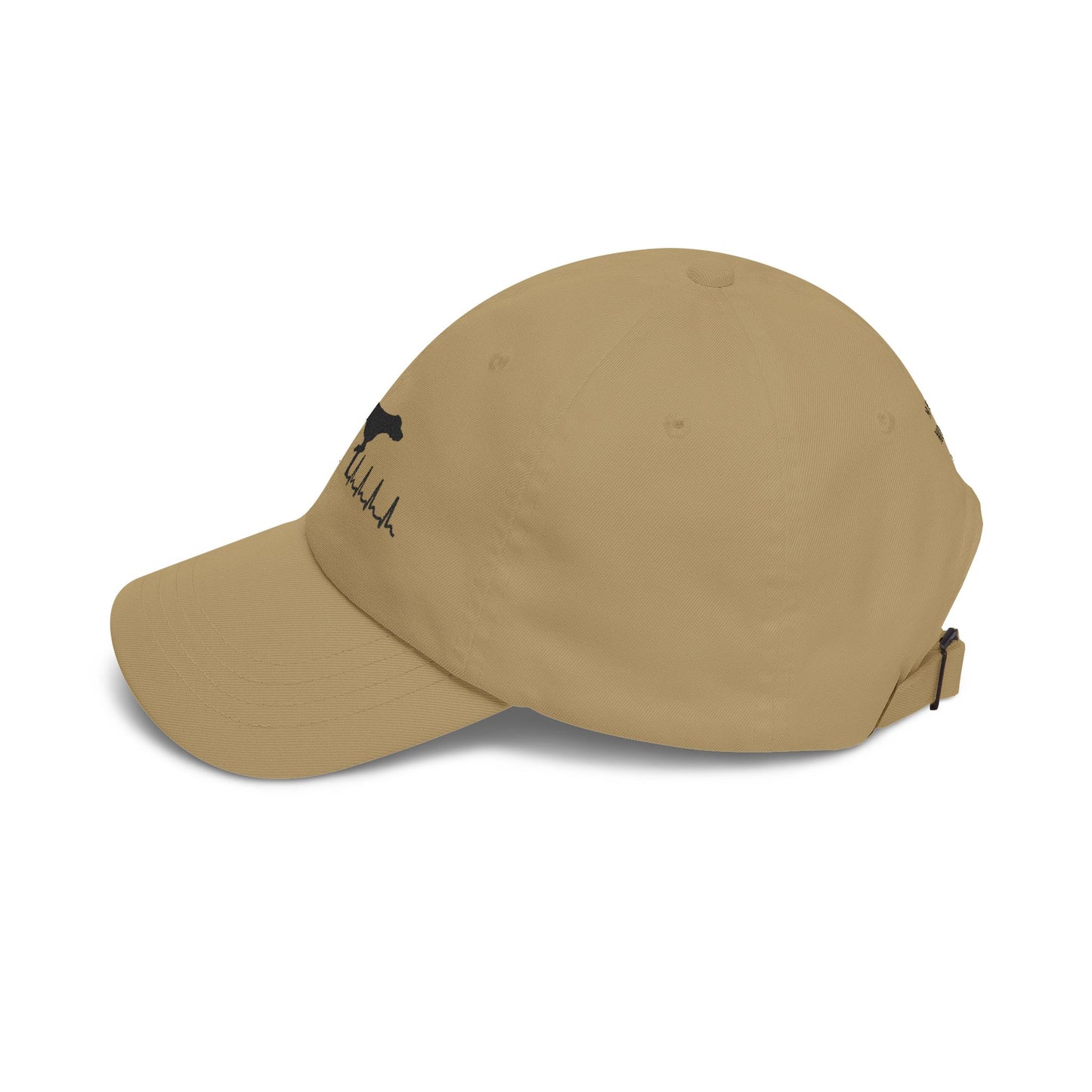 Meyers Mo River Vizslas | Heartbeat Line Dad Cap | Dog Lover Hat