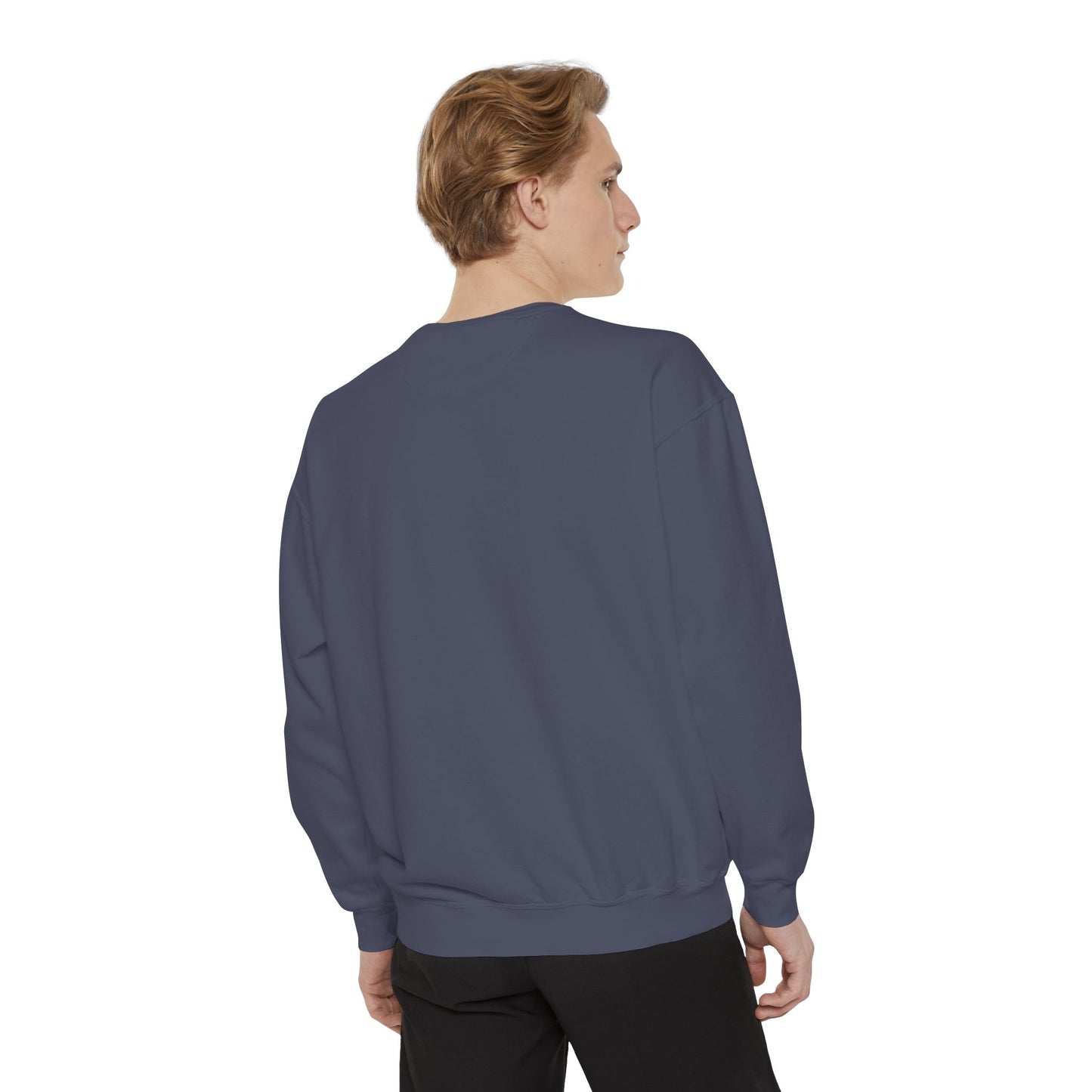 Papa Embroidered Sweatshirt | Garment-Dyed Crewneck, Grandpa Sweatshirt Style