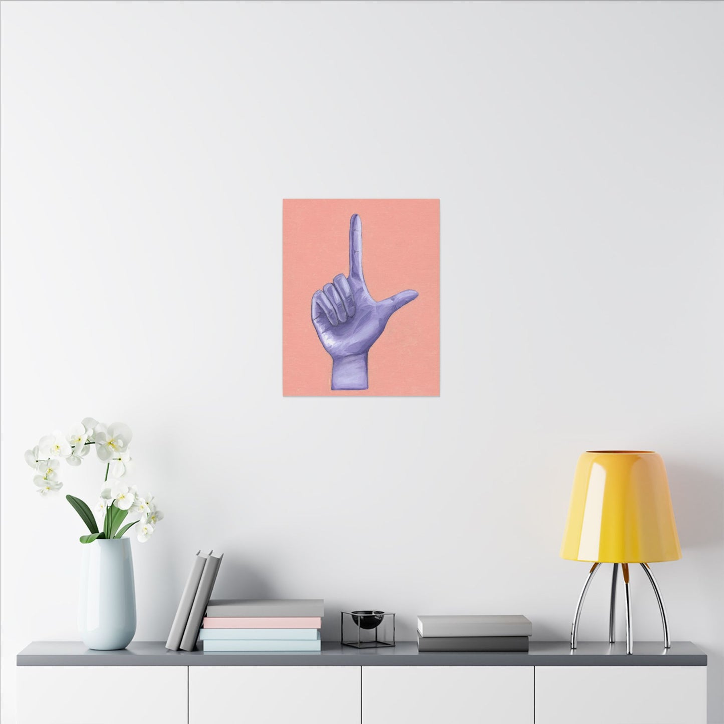Artistic Hand Gesture Wall Art Canvas – Modern Decor, Home Aesthetic, Dorm Room, Gift for Her, Inspirational Art