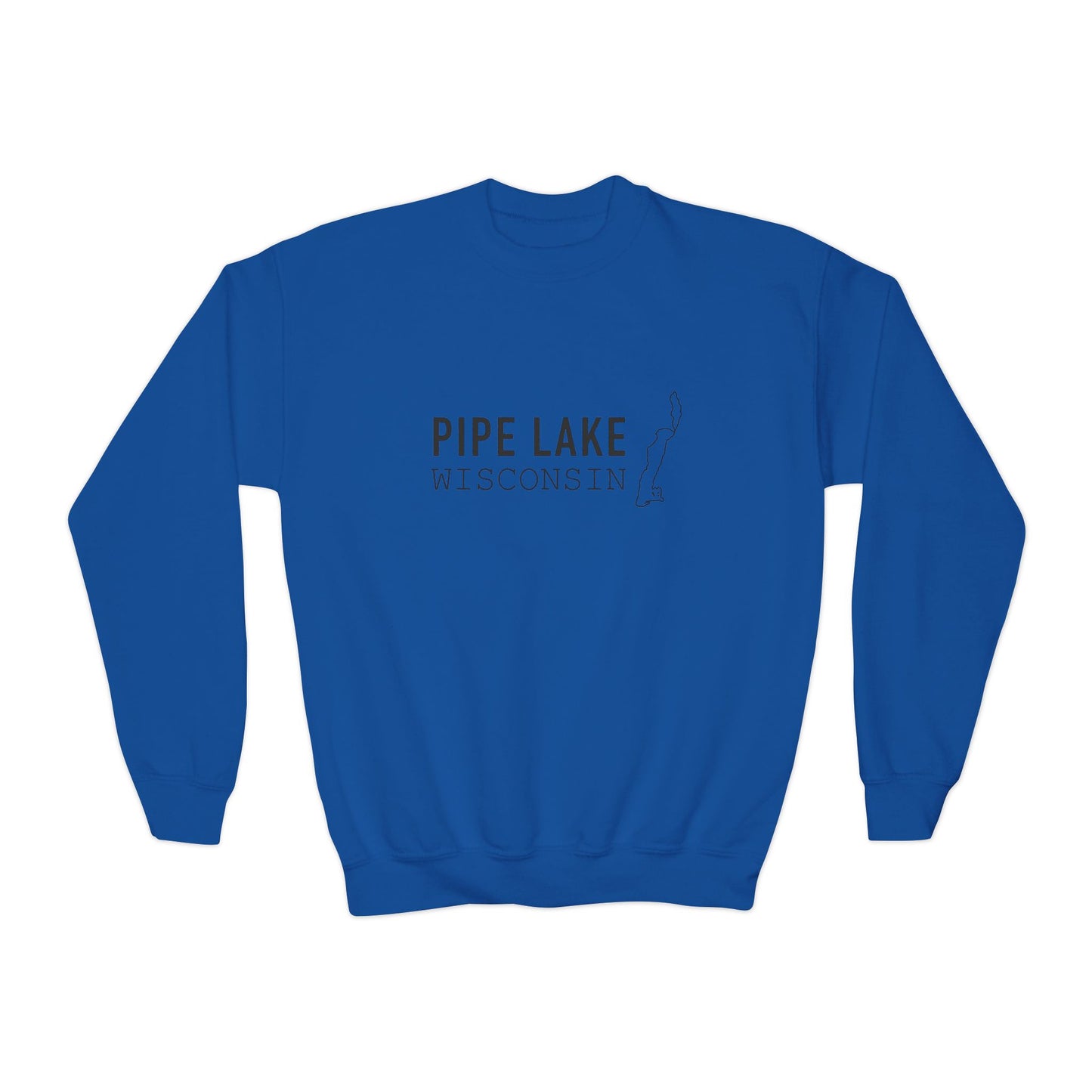 Pipe Lake Wisconsin Crewneck Sweatshirt | Youth