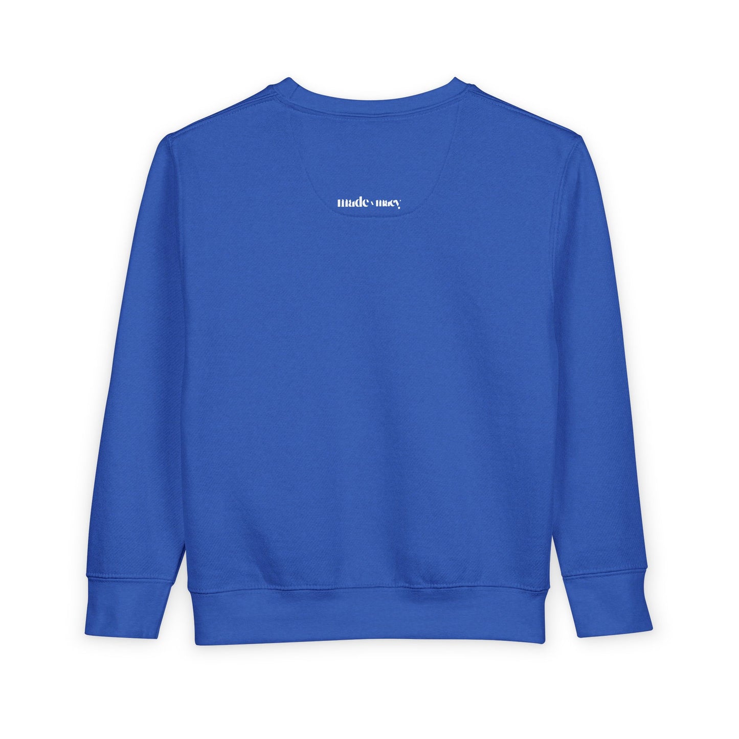 Pipe Lake Wisconsin Map Toddler Sweatshirt | Kids State Outline