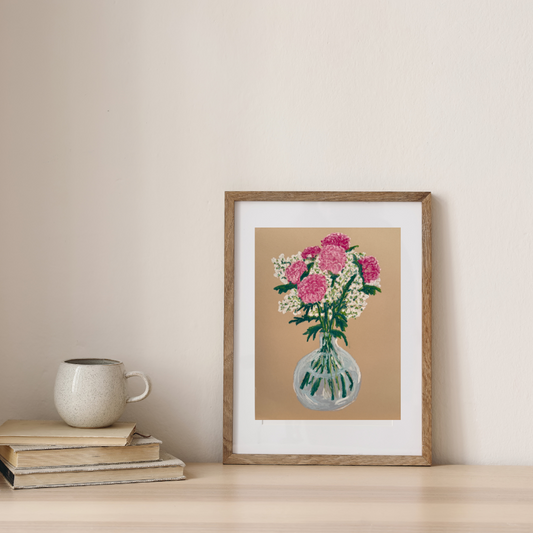 Another TJ's Bouquet - Fine Art Prints (Passepartout Paper Frame)